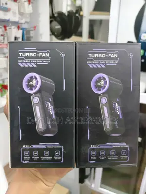 Portable Turbo Fan for Home, Office, and Outdoor Use.