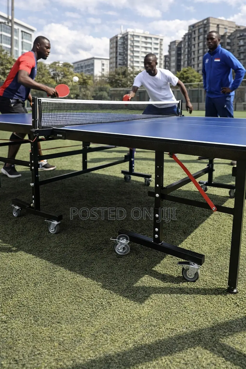 Foldable Table Tennis Table With Wheels