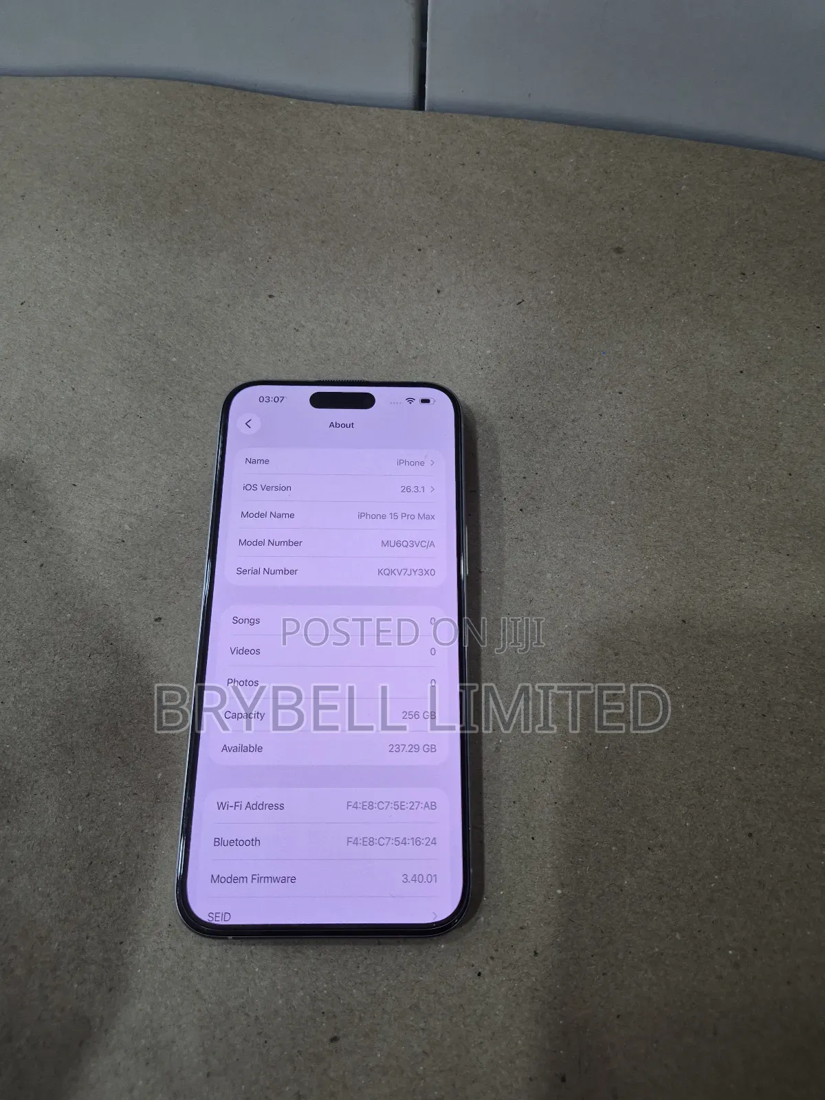 Apple iPhone 15 Pro Max 256 GB White