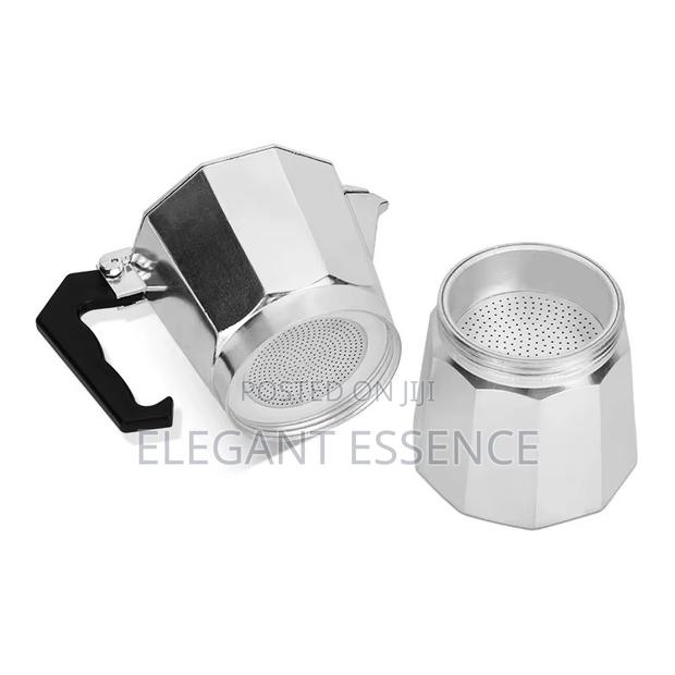 Aluminum Moka Pot With Electric Burner Stove Coffee Maker -600ml