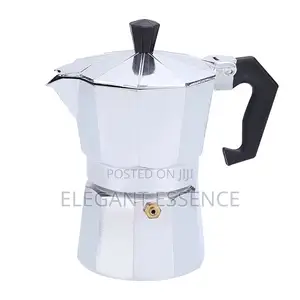 Aluminum Moka Pot With Electric Burner Stove Coffee Maker -600ml
