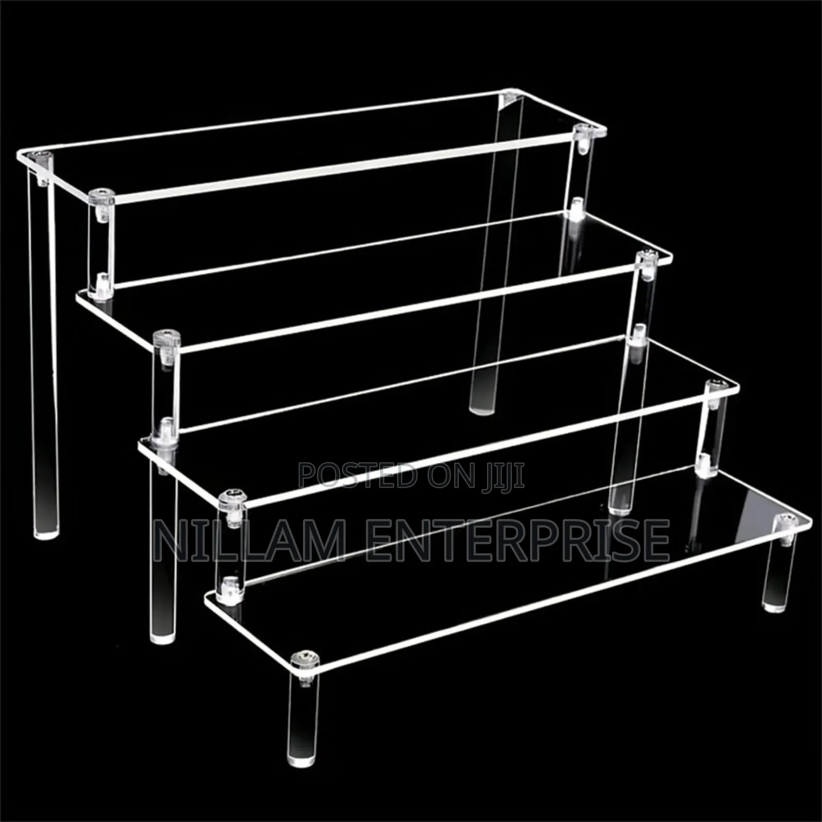 Clear 4-Tier Acrylic Perfume Display Stand*