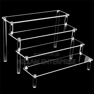Clear 4-Tier Acrylic Perfume Display Stand*