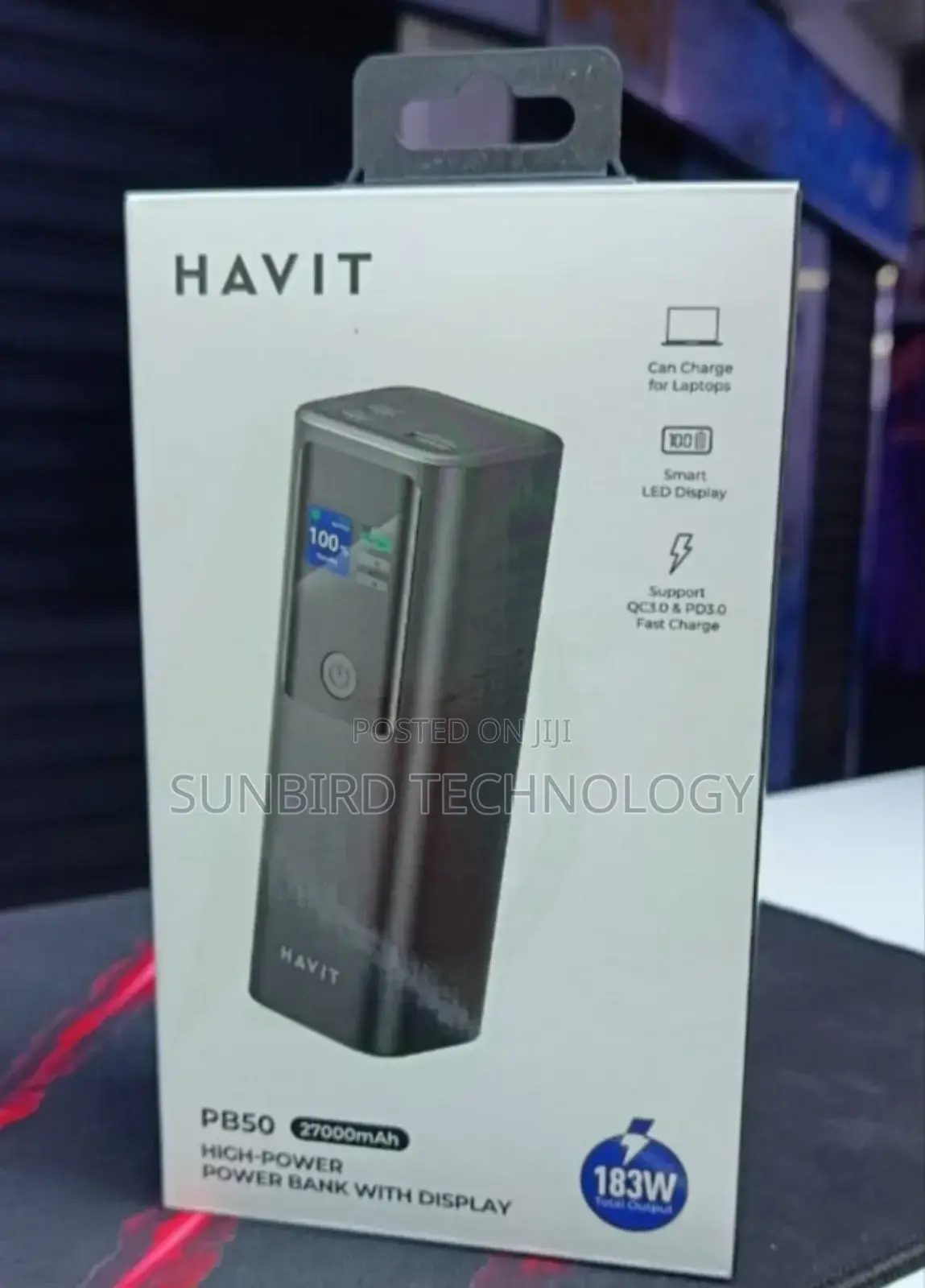 Havit Pb50 27,000mah 183w Powerbank