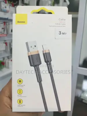 3m Baseus Cafule Series Usb to Lightning Charging and Data Cable.
