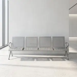 4-Seater Heavy Duty Non-Padded Visitor's Bench