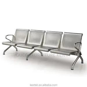 4-Seater Heavy Duty Non-Padded Visitor's Bench