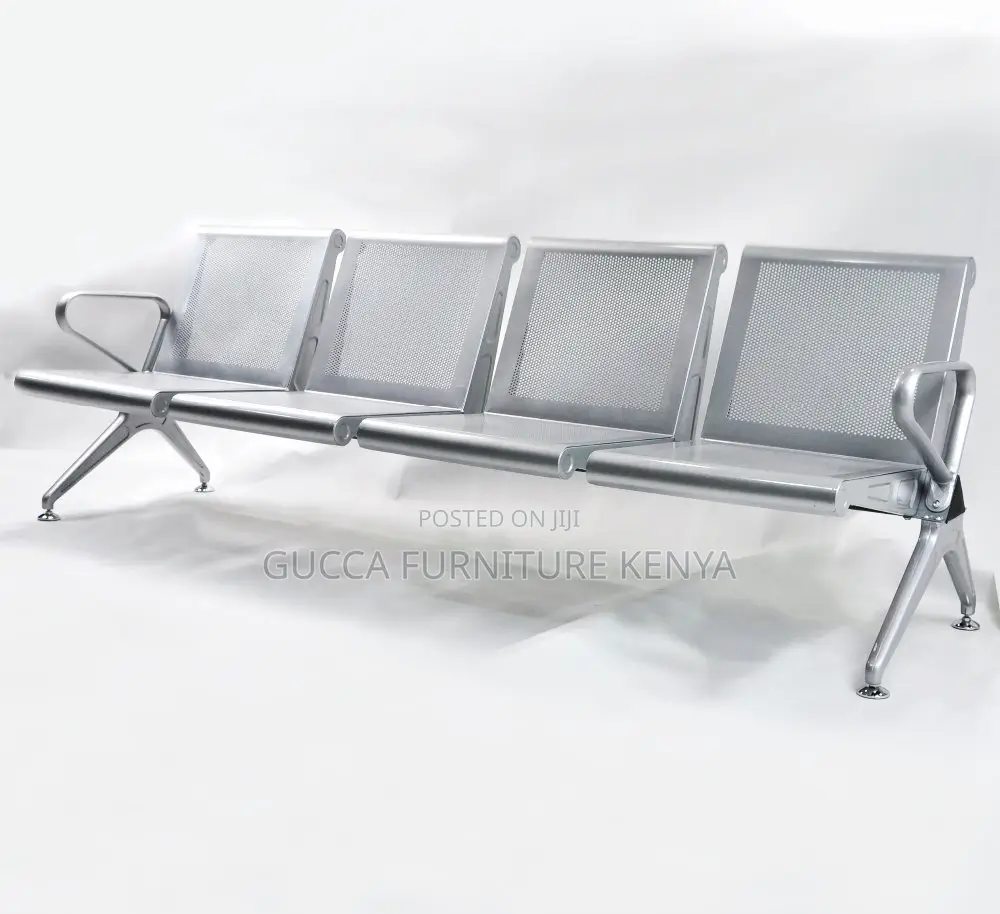 4-Seater Heavy Duty Non-Padded Visitor's Bench