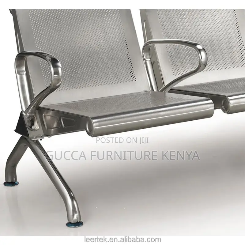 4-Seater Heavy Duty Non-Padded Visitor's Bench