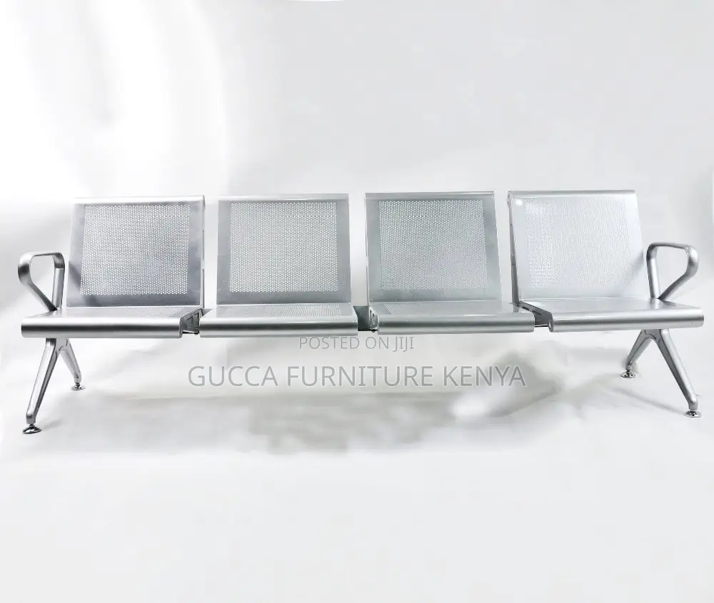 4-Seater Heavy Duty Non-Padded Visitor's Bench