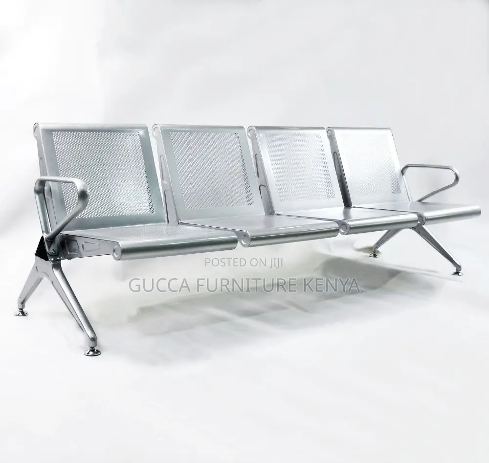 4-Seater Heavy Duty Non-Padded Visitor's Bench