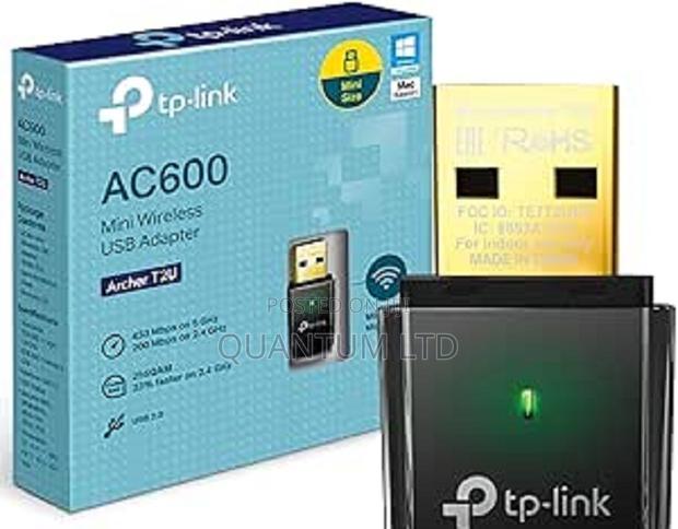 Tp-Link Ac600 Wireless Usb Adapter - Tl-Archer T2u