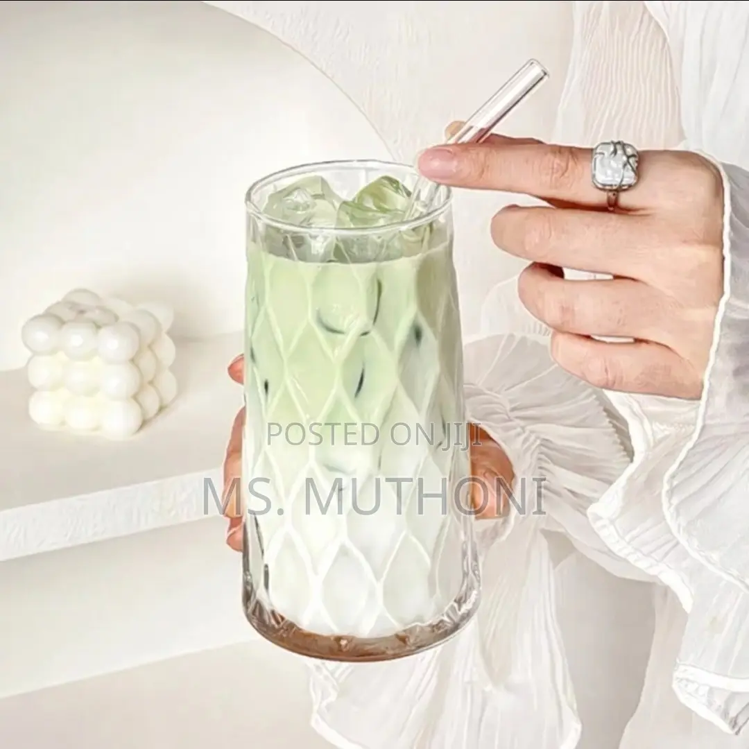 6pcs Diamond Rhobus Multifunctional Glass Cups*