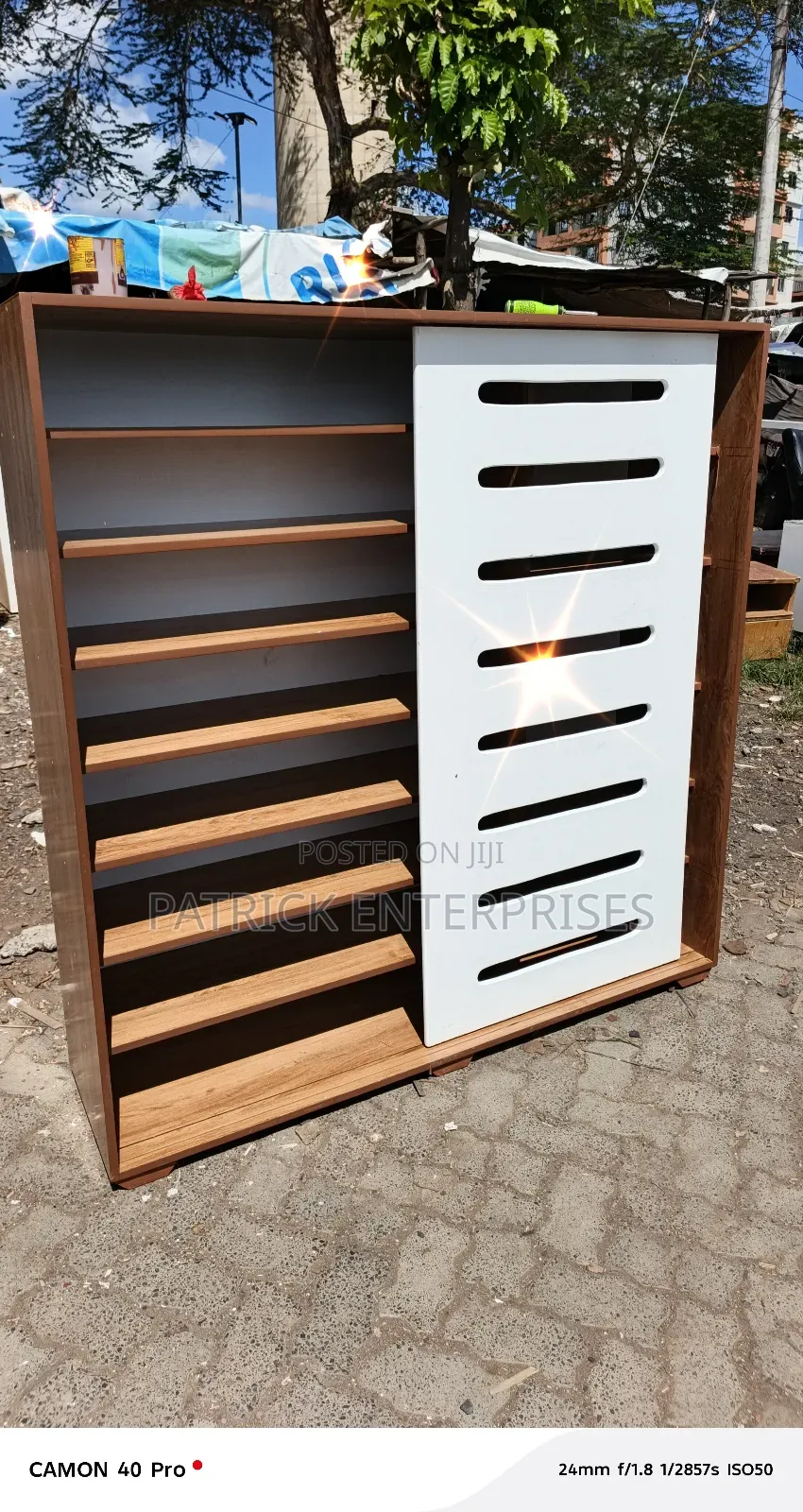 Modern MDF Shoe Racks 5 by 5 Fitt