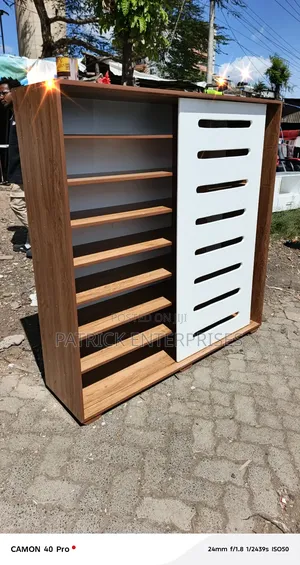 Modern MDF Shoe Racks 5 by 5 Fitt