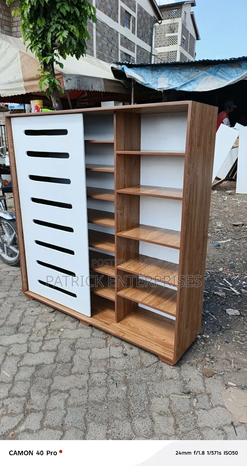 Modern MDF Shoe Racks 5 by 5 Fitt