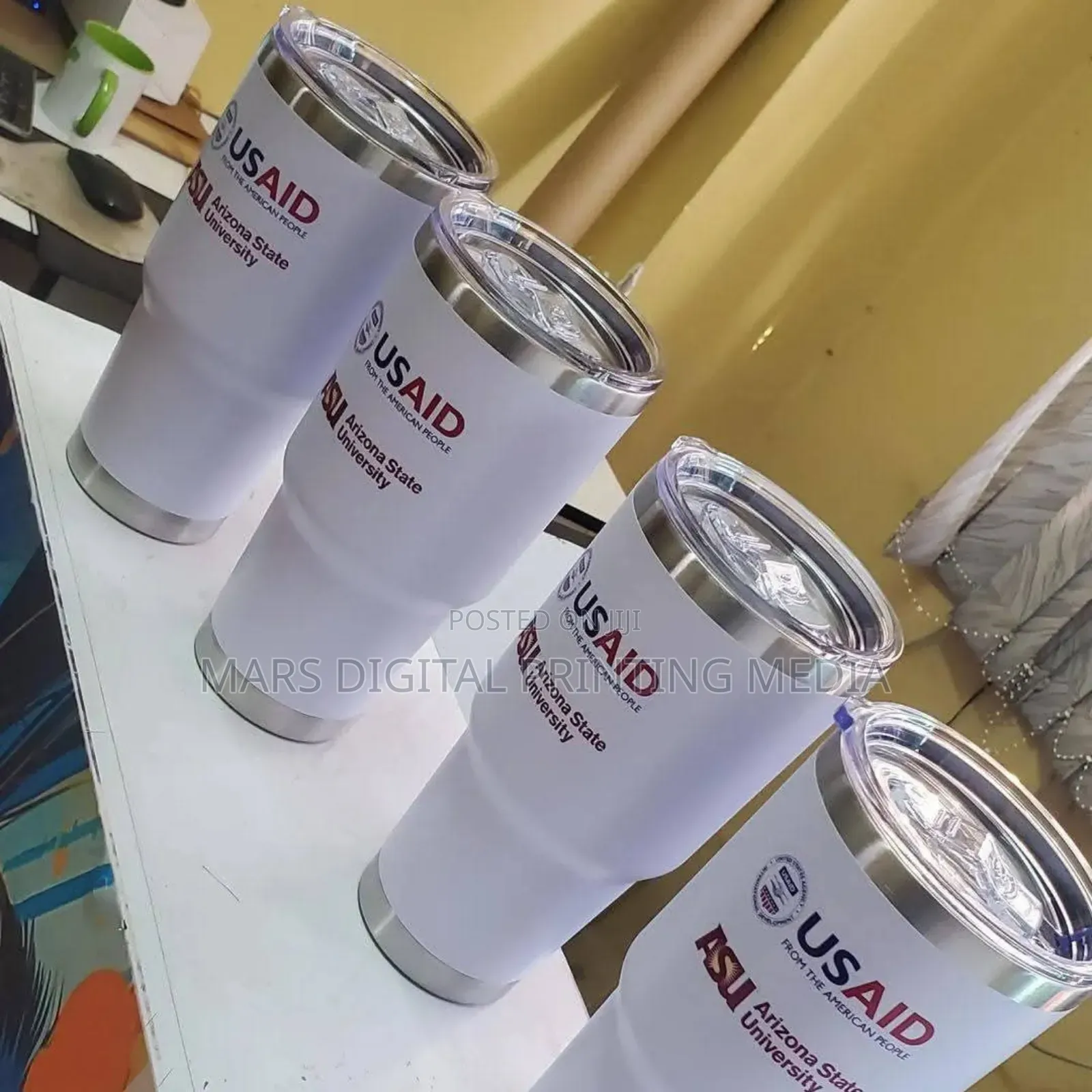 Thermal Mugs, Bottles Branded With Your Logo Available