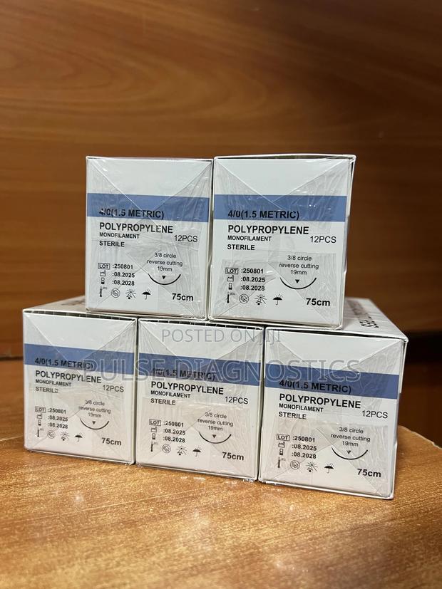 Prolene Sterile Surgical Sutures 4/0 Rc – Polypropylene Monofilament - thumbnail 2
