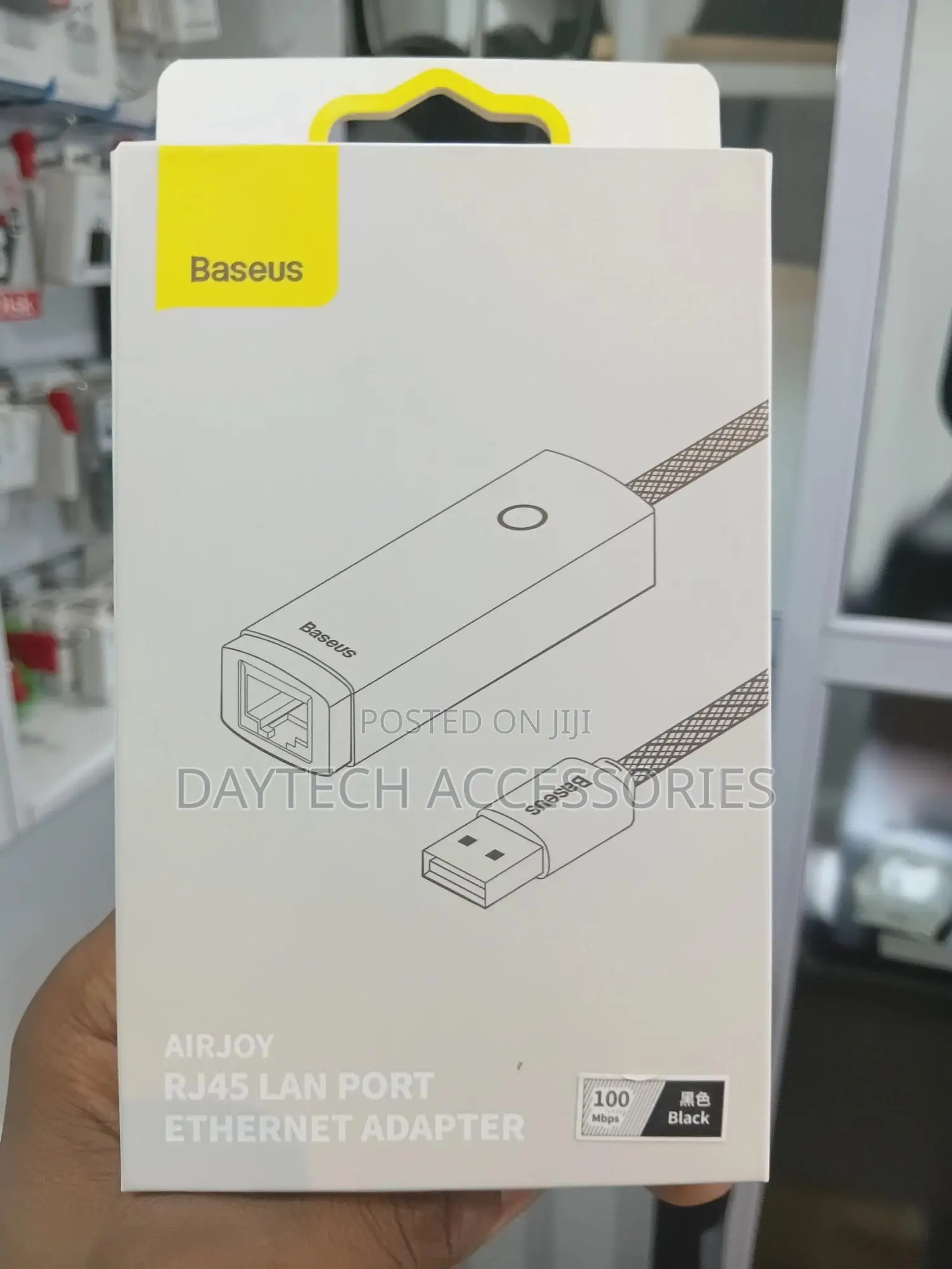 Baseus Lite Series Ethernet Adapter Usb-a to Rj45 Lan Port (100mbps)