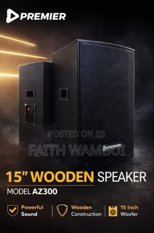 15 Inch New Arrival Premier Wooden Speaker