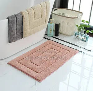 Floked Bathroom Mats