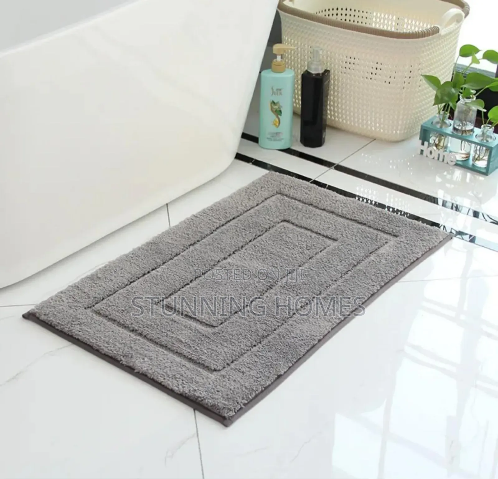 Floked Bathroom Mats