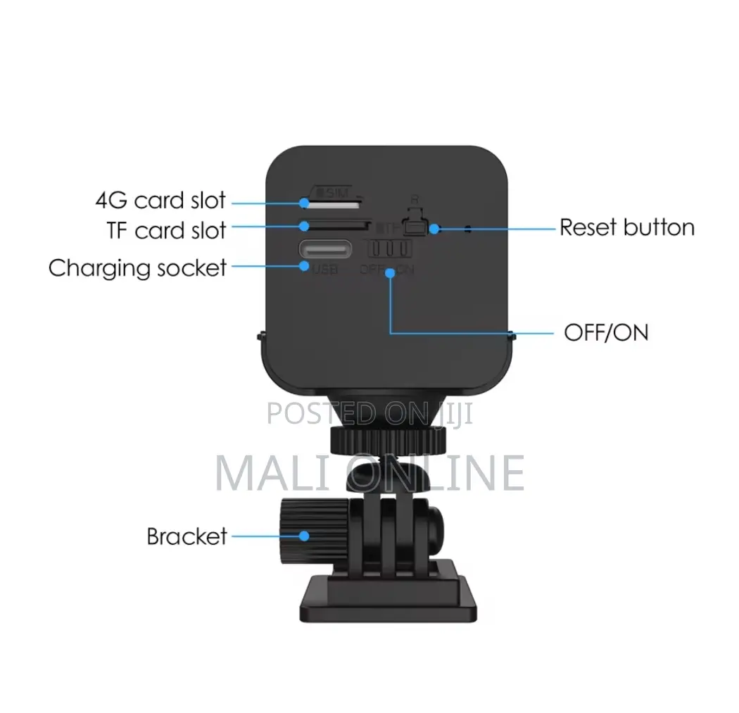 4g Wireless Cube Camera 1080p Hd Security Camera Night Vision 3000mah