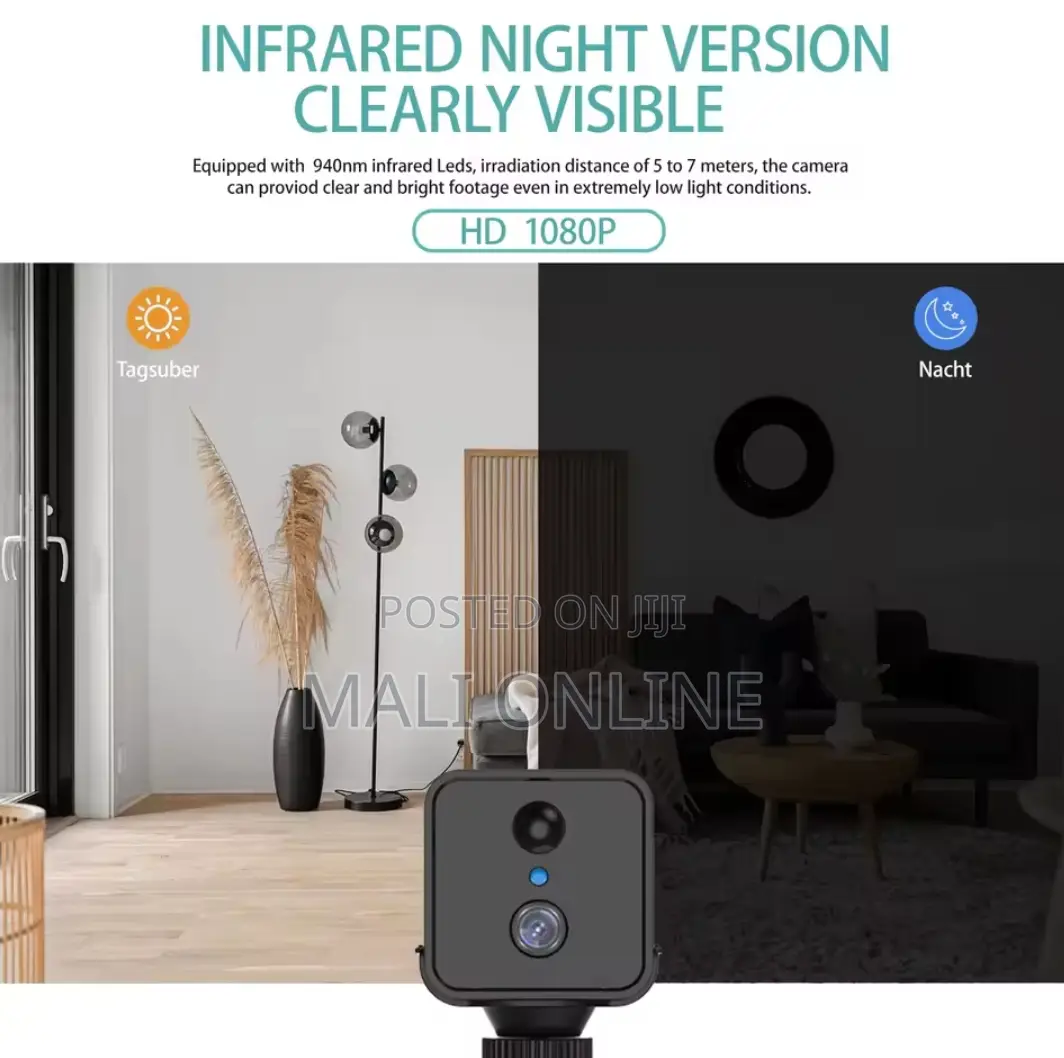 4g Wireless Cube Camera 1080p Hd Security Camera Night Vision 3000mah