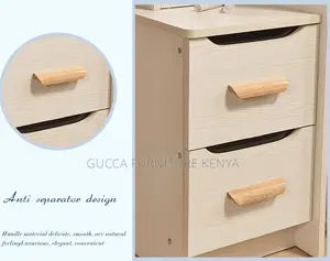 White Makeup Vanity Desk With Sliding Mirror