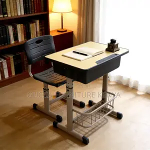 Adjustable Kid's Classroom Study Desk and Chair