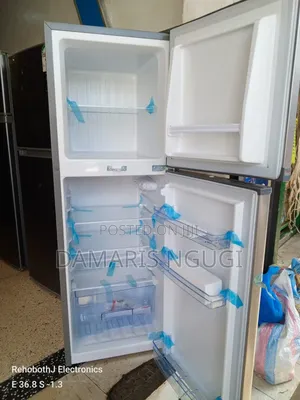 Silver Ramtons Double Door Fridge