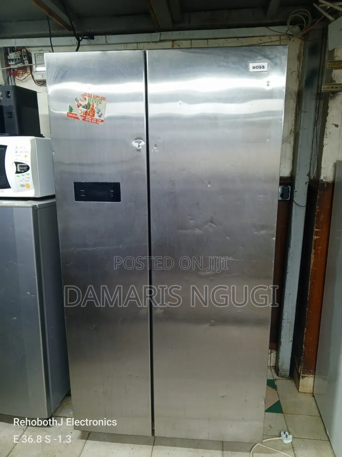 Side by Side Refrigerator (Silver )