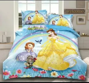 Princess Belle And Sofia Cartoon-themed Duvet Set