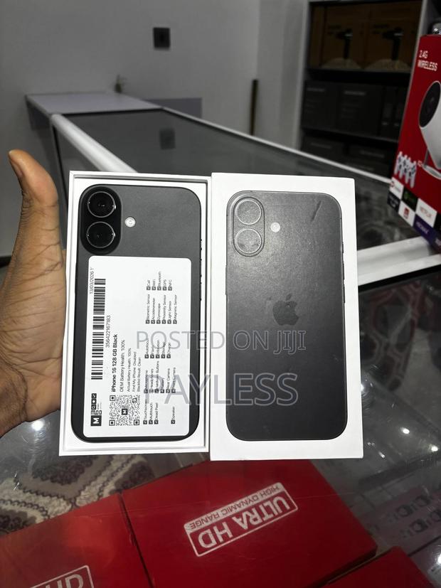 Apple iPhone 16 128 GB Black - thumbnail 3
