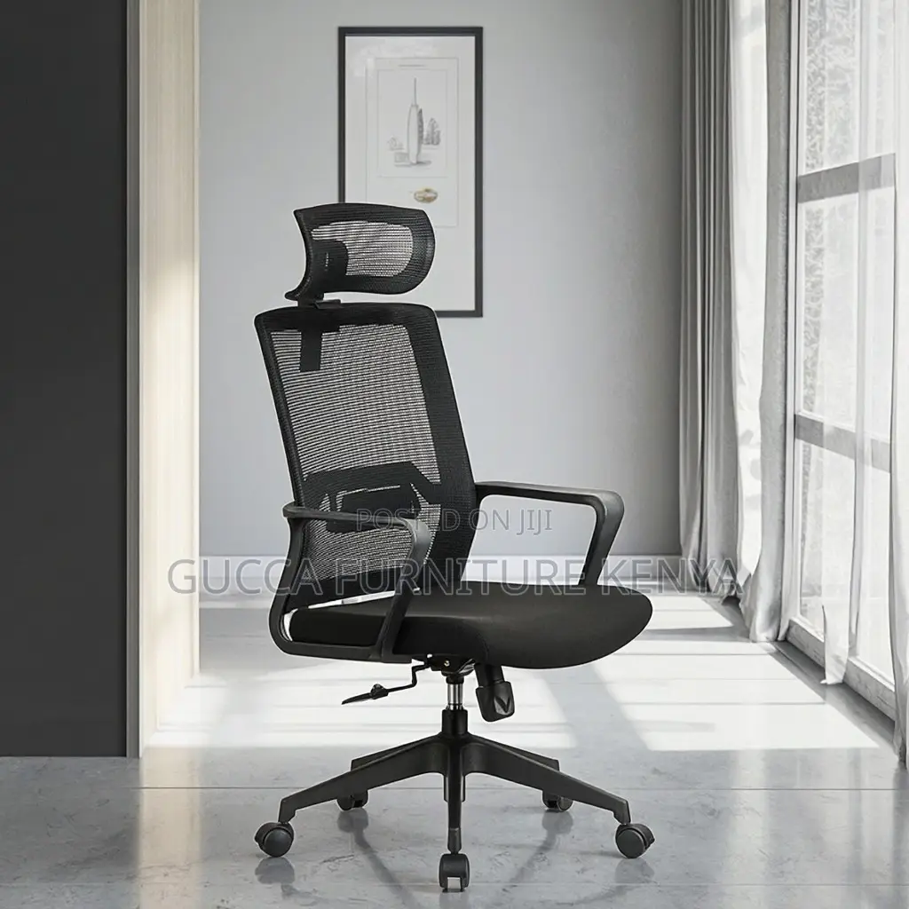 Ergonomic Swivel Reception Office Mesh Chair