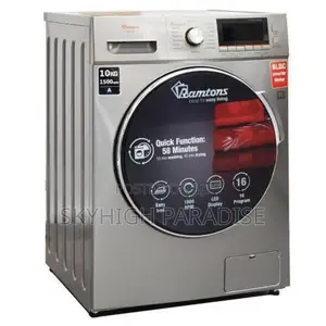 Ramtons Rw/160-10kg Washer + 6kg Dryer- Dark Silver (1yr Wrty)