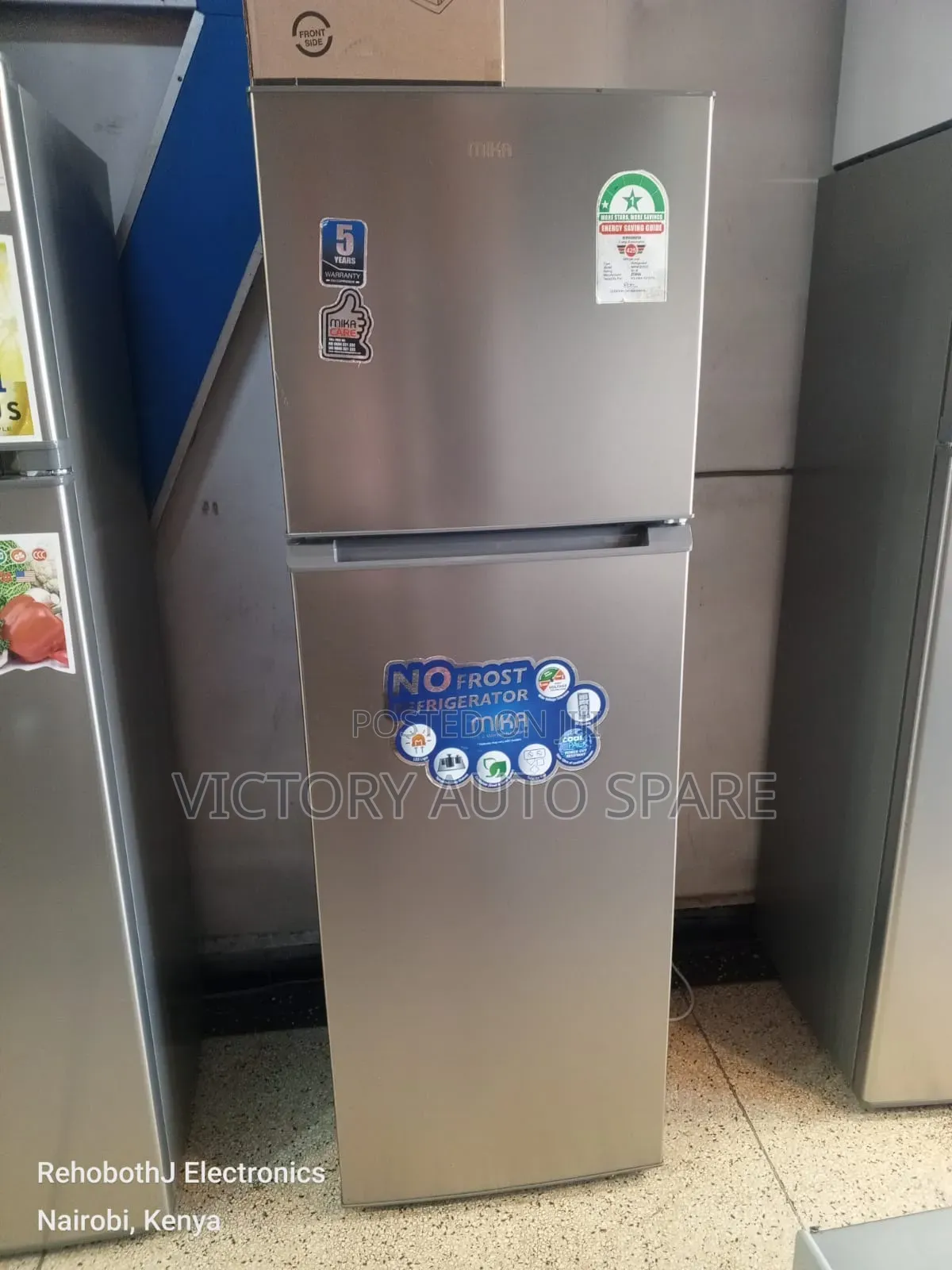 Mika No Frost Double Door Fridge
