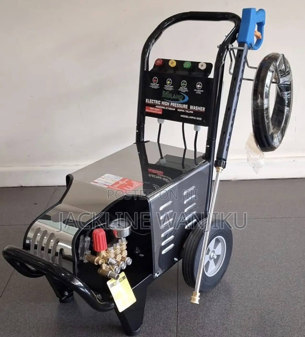 Mpw900 Milano Italia Electric Pressure Washer 4000psi 5hp Motor