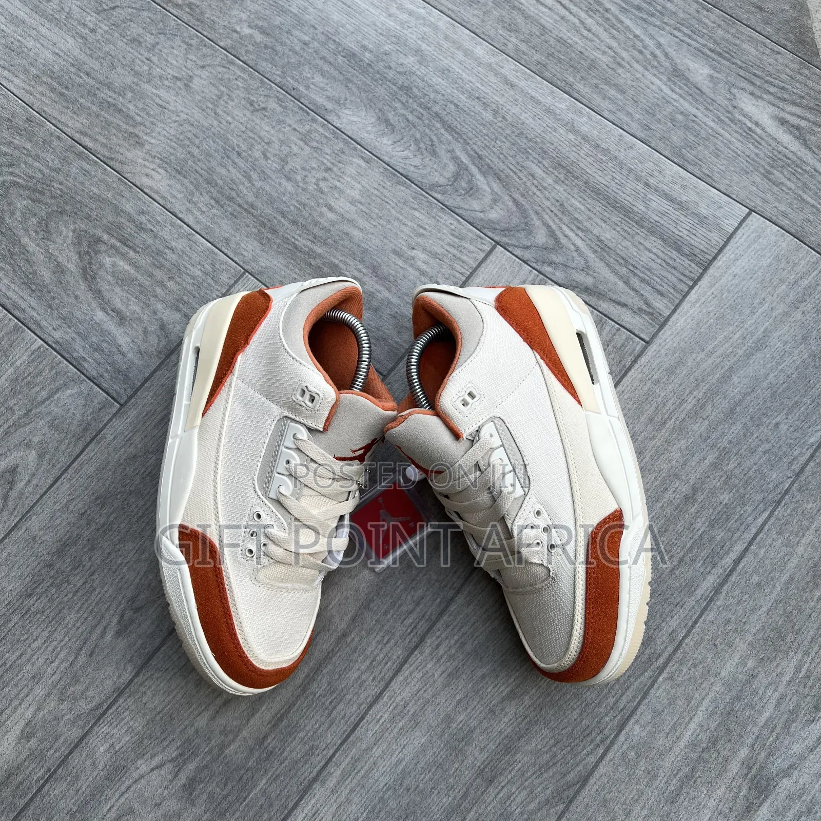 Nike Air Jordan 3 Retro "Starfish" Sneakers.