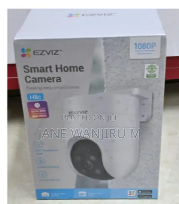 New Outdoor Ezviz H8c Pan Tilt Wi-Fi Surveillance Camera Two Way Audio