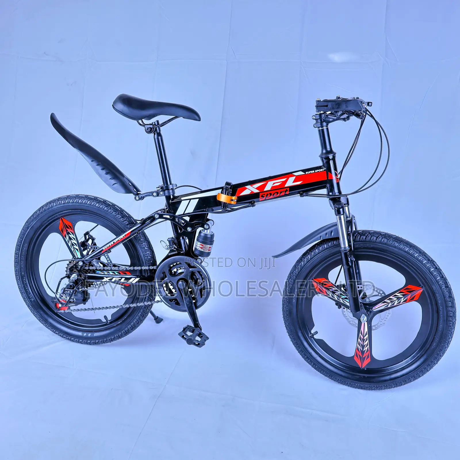 Foldable Red XFL Mountain Bike – High Quality- Size 20