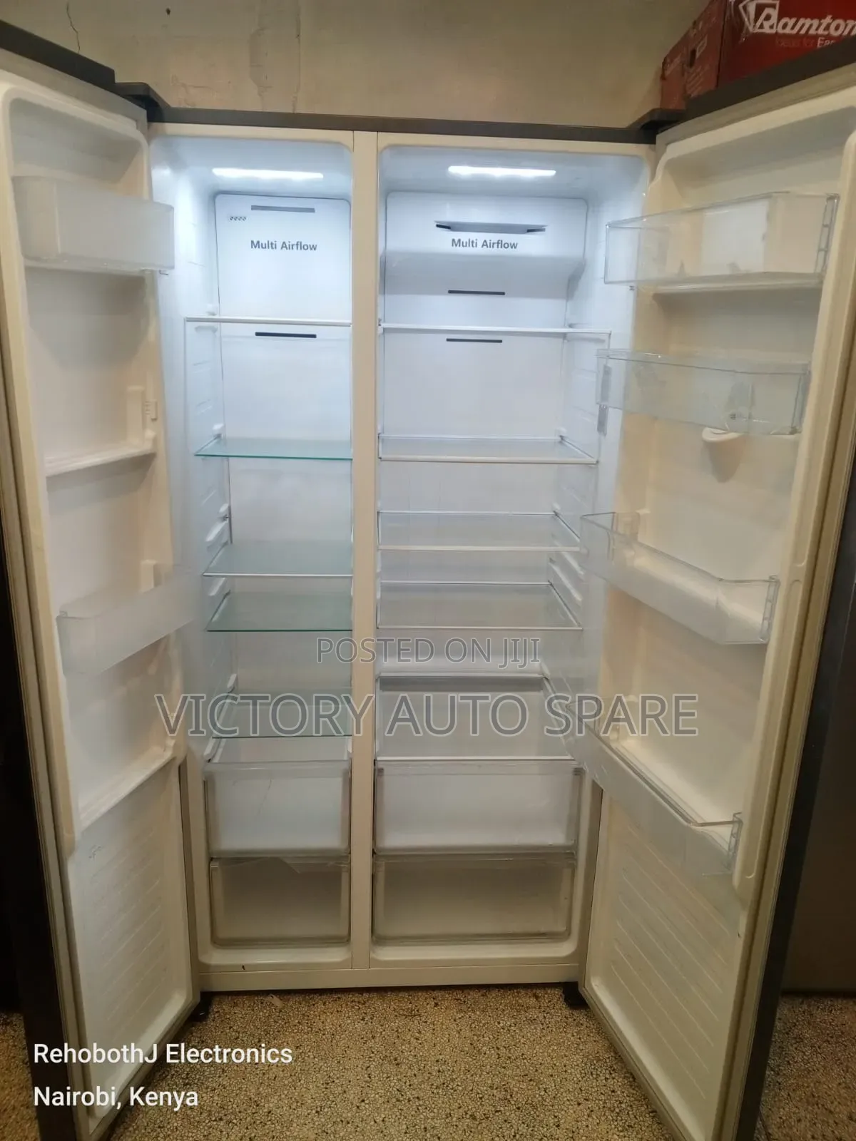 Working Twin Door Fridge
