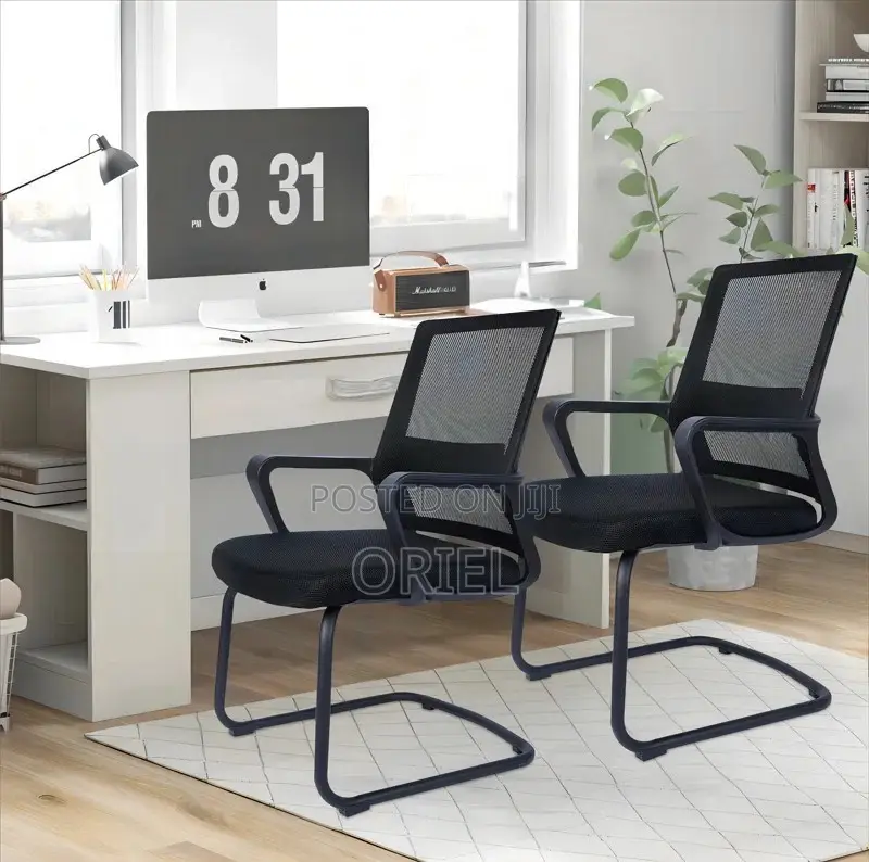 Mid Back Chairs : Mid-Back Waiting Room Office Chair
