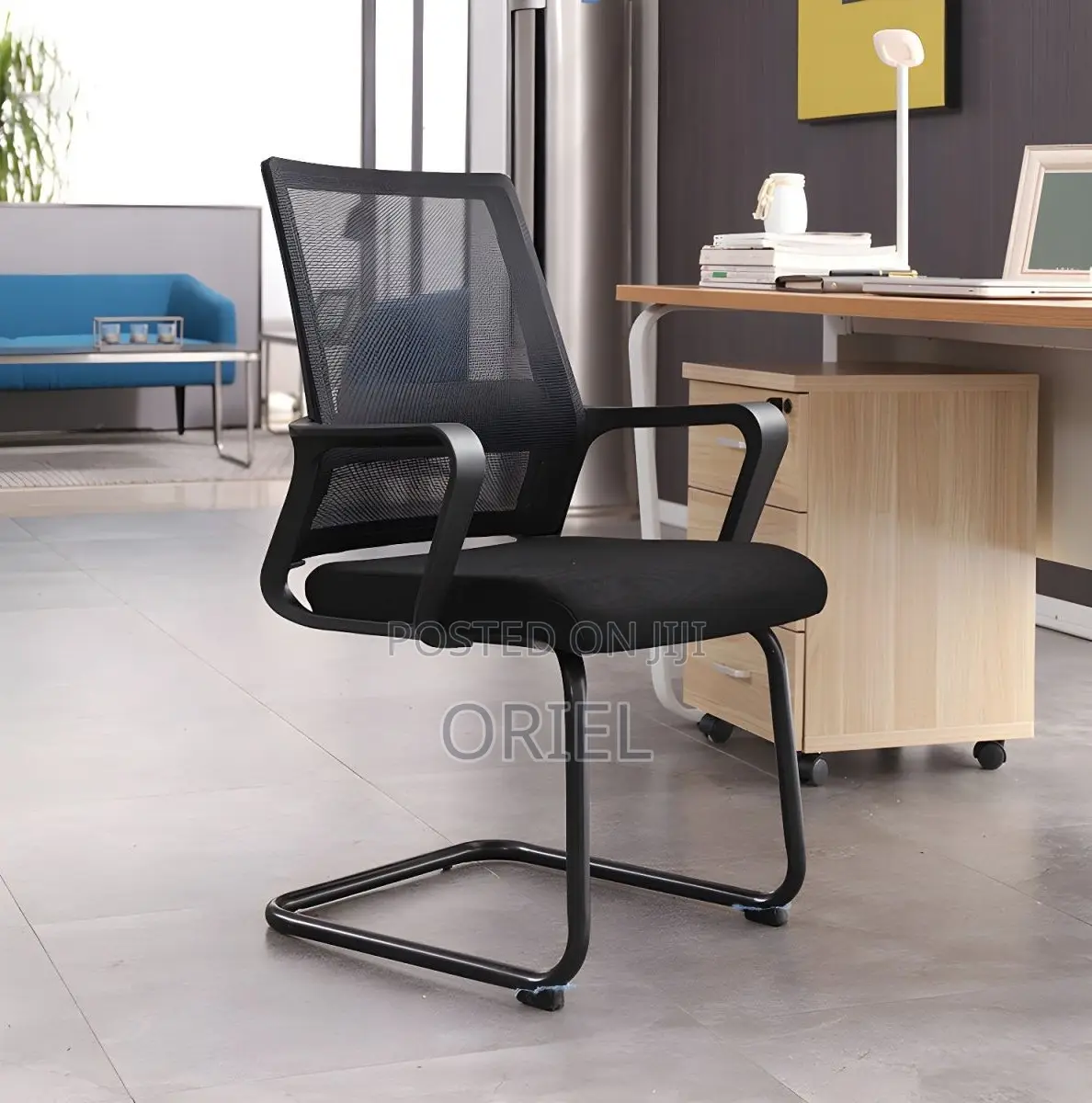 Mid Back Chairs : Mid-Back Waiting Room Office Chair