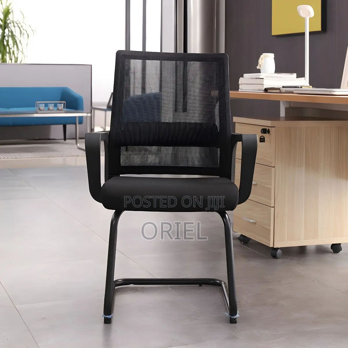 Mid Back Chairs : Mid-Back Waiting Room Office Chair