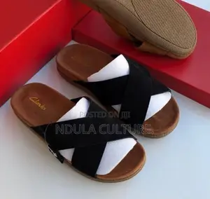 Clarks Soft Sole Crisscross Sandals