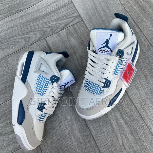 Nike Air Jordan 4 Retro 'Military Blue' ( 'Industrial Blue') Sneakers