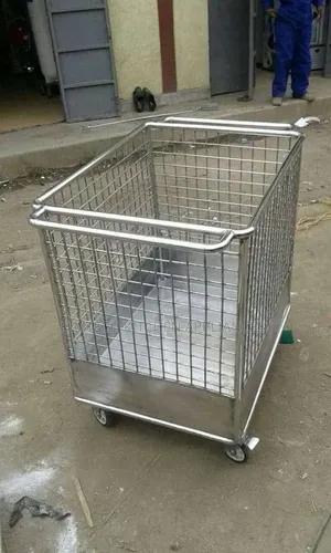 Stainless Steel Linen Trolley
