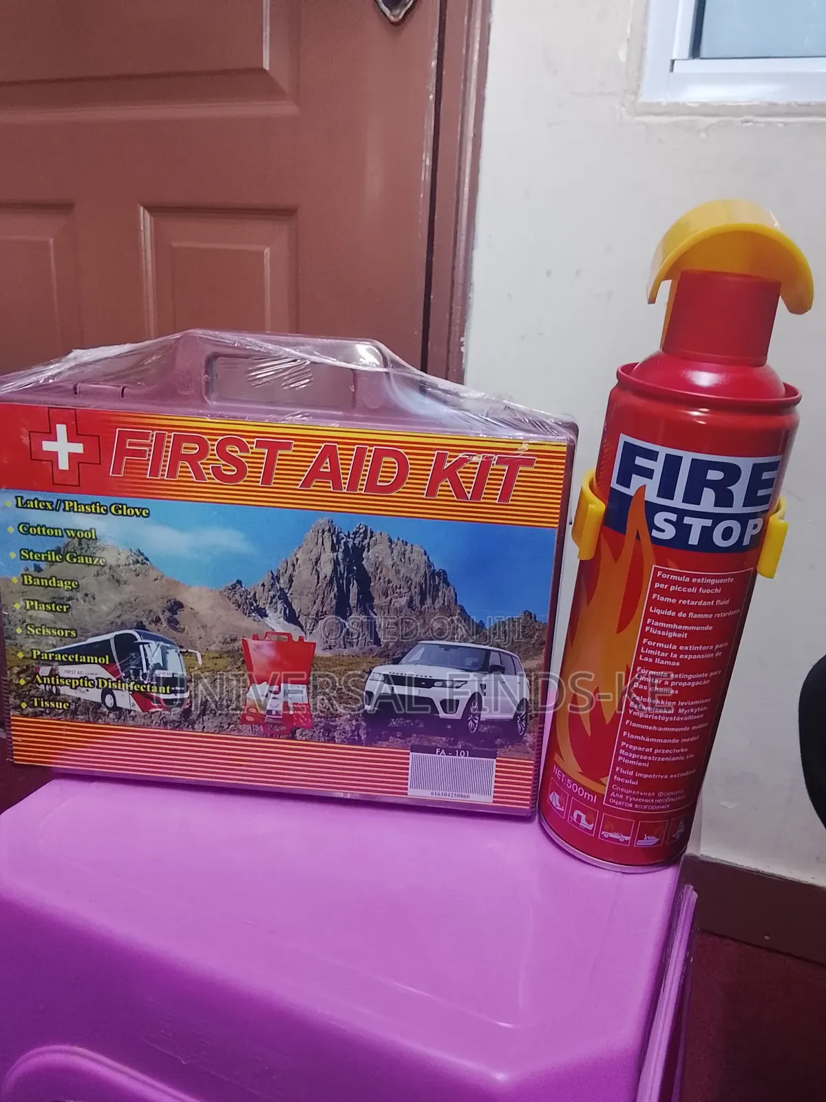 2 In 1 Of Fire Extinguisher And First Aid Kit