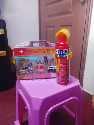 Combo Of 2 In 1 Of Fire Extinguisher And First Aid Kit